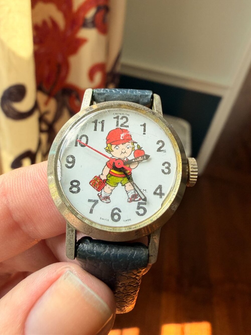 Vintage 1982 Campbell Soup Company Swiss Manual Wind Character Watch